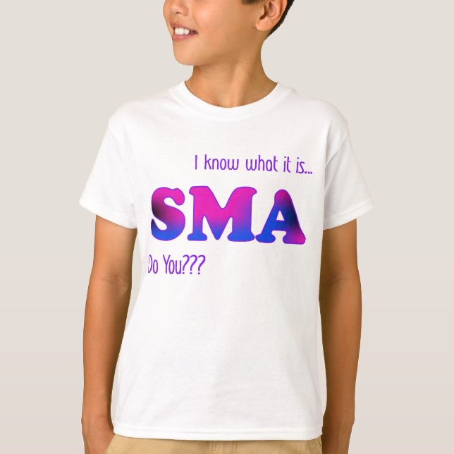 Ich kenne SMA T-Shirt (Vorderseite)