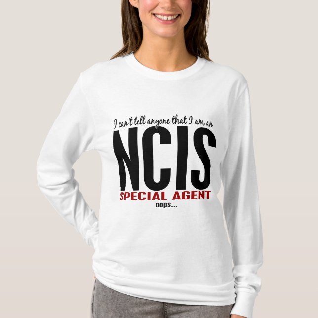 Ich kippe sage jedermann NCIS Agenten T-Shirt (Vorderseite)