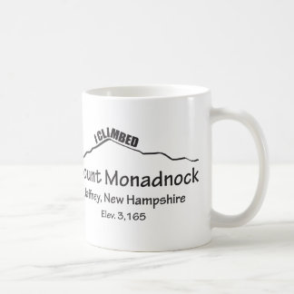 Ich kletterte auf die Monadnock-Tasse Kaffeetasse