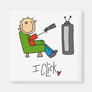Ich Klicke T-Shirts und Geschenke Magnet