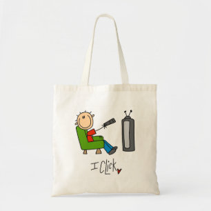 Ich Klicke TV-Süchtiger T-Shirts und Geschenke Tragetasche