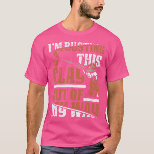 ICH knacke Lehm Sport Schütze Clay Pigeon Schiesse T-Shirt