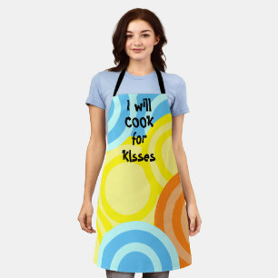 Ich koche Küsse Colorful Schürze