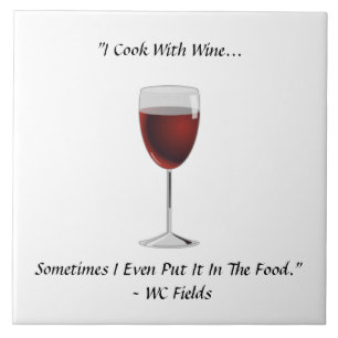 Ich koche mit Wein einsetzte ihn sogar in Fliese