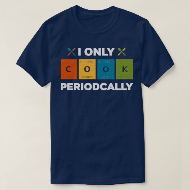 Ich koche nur regelmäßig frisch gekochtes Koch Res T-Shirt (Design vorne)