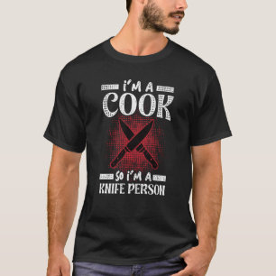 Ich koche so im Messer Person für Koch Köche & Co T-Shirt