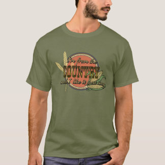 Ich komme aus dem T - Shirt des Landes
