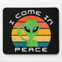 Ich komme in den Raum der friedlichen Alien