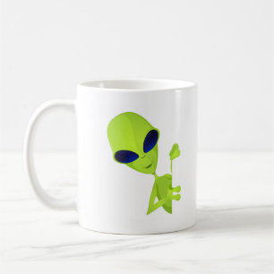 Ich komme in die Alien des Friedens Kaffeetasse