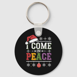 Ich komme in Frieden - Ich bin Peace Xmas passende Schlüsselanhänger