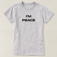 Ich komme in Frieden (Shirt für Paare)