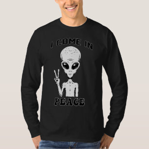 Ich komme in Peace Alien Ufo Space für Junge oder T-Shirt