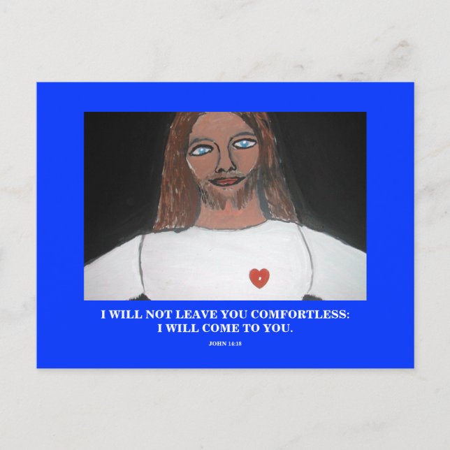 ICH KOMME ZU DIR POSTKARTE (Vorderseite)