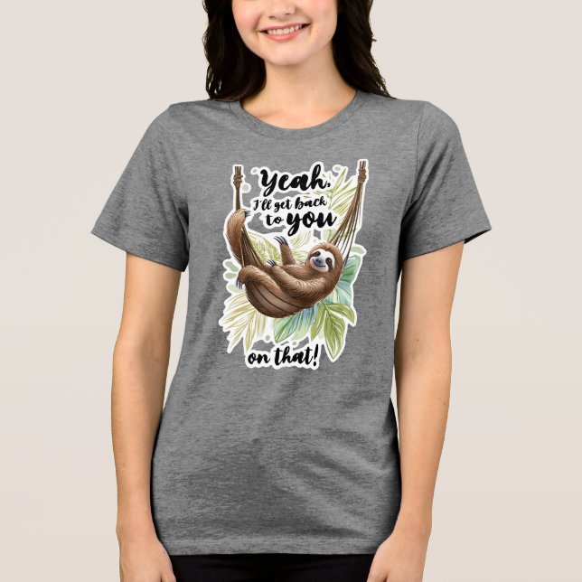 Ich komme zu dir zurück Tri-Blend shirt (Vorderseite)