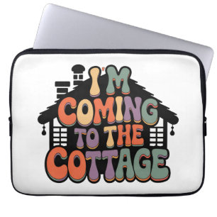 Ich komme zum Cottage Laptopschutzhülle