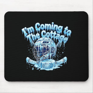 Ich komme zur Cottage Hockey Drip Romance Coupl Mousepad