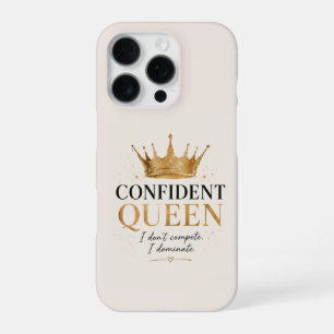 Ich konkurriere nicht, ich dominiere Frauenermächt iPhone 16 Pro Hülle