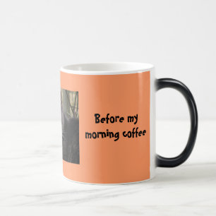 Ich könnte a Hund-Vor meinem Morgenkaffee genauso Verwandlungstasse