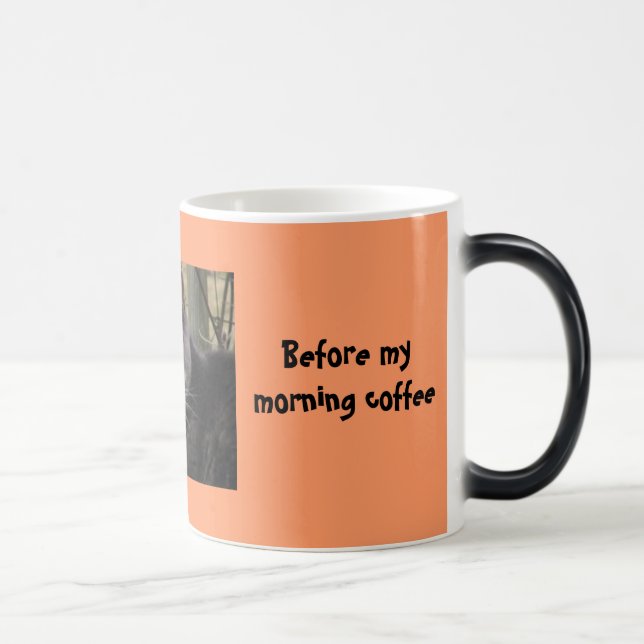 Ich könnte a Hund-Vor meinem Morgenkaffee genauso Verwandlungstasse (Rechts)