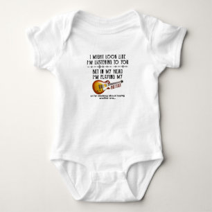Ich könnte aussehen, als höre ich dir Gitarre sp Baby Strampler