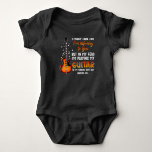 Ich könnte aussehen, als höre ich dir zu, aber in  baby strampler