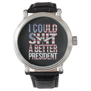 Ich könnte ein besseres Oberhaupt wählen Anti Trum Armbanduhr