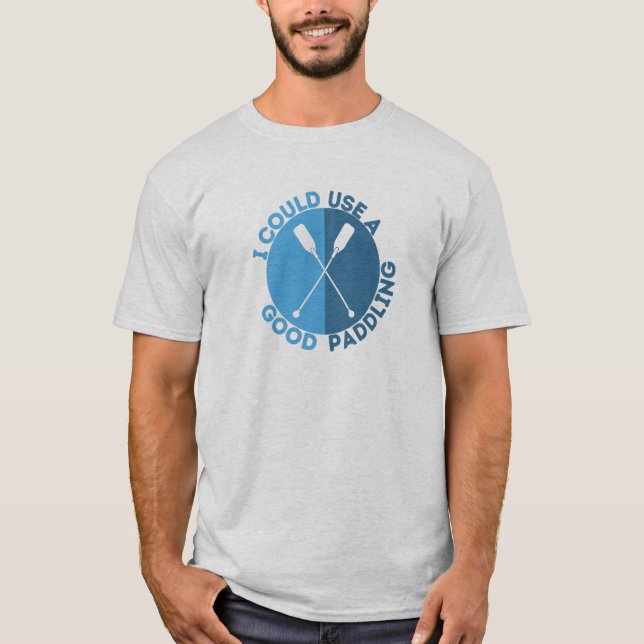 Ich könnte ein gutes, lustiges Cooles Kajak benutz T-Shirt (Vorderseite)