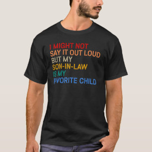 Ich könnte es nicht laut sagen, aber mein Sohn im T-Shirt