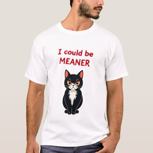 Ich könnte gemeiner Cat sein T-Shirt (Vorderseite)