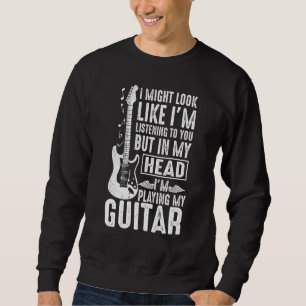 Ich könnte so aussehen, als höre ich dir zu, wie i sweatshirt