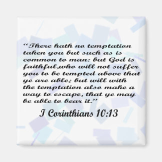Ich korinthians 10:13 Magnet