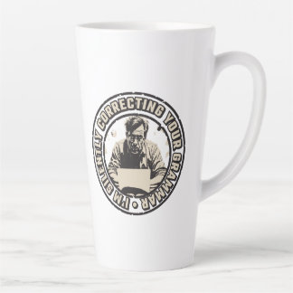 Ich korrigiere Ihre Grammatik schweigend Milchtasse