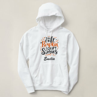Ich kreiere Geschichten Halloween Custom Hoodie fü