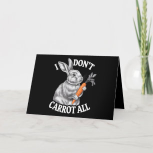 Ich Kümmere Mich Nicht Um Den Lustigen Osterhasen  Dankeskarte