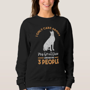 Ich kümmere mich nur um meinen großen Tod Sweatshirt