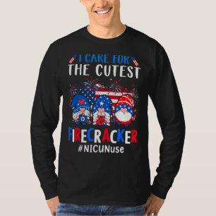 Ich kümmere mich um den Niedlichen Firecracker Nic T-Shirt
