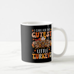 Ich kümmere mich um den Niedlichen kleinen Truthüh Kaffeetasse