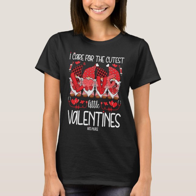 Ich kümmere mich um die Niedlichen kleinen Valenti T-Shirt (Vorderseite)