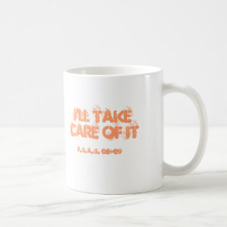 Ich kümmere mich um ihm, es bin kümmert worden kaffeetasse