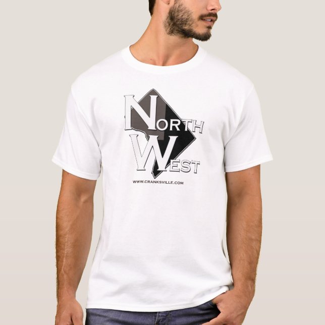 Ich kurbele… Nordwesten an T-Shirt (Vorderseite)