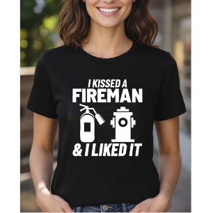 Ich küsste einen Feuerwehrmann & es gefiel mir - F T-Shirt