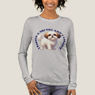 Ich küsste einen Shi-Tzu-Terrier-Welpen Tri-Blend Shirt