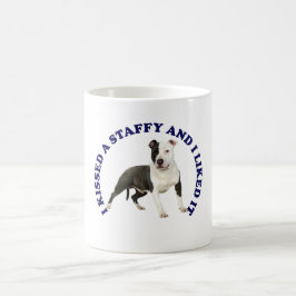 Ich küsste einen Staffy Kaffeetasse