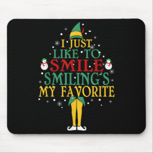 Ich lächle einfach gerne lächelnd mein Lieblingsfe Mousepad