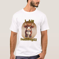 Ich lächle Highland Cow