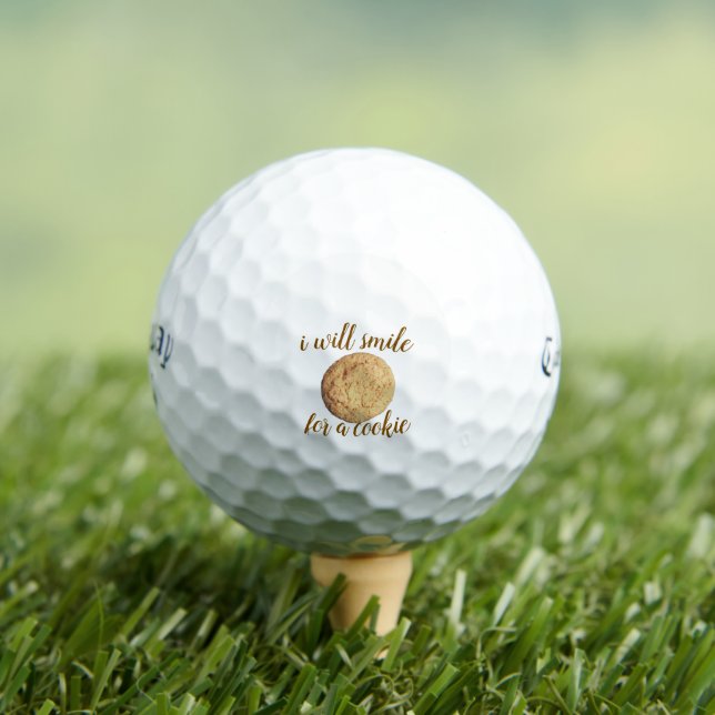 Ich lächle nach einem Keks Golfball (Insitu T-Shirt)