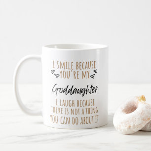 Ich lächle, weil du meine Tochter bist Kaffeetasse