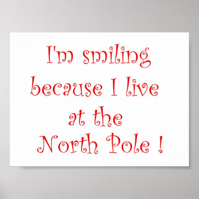 Ich lächle, weil - Poster (Vorne)