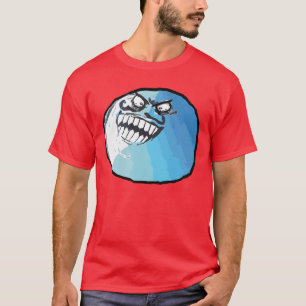 Ich lag Raserei-Gesicht Meme T-Shirt