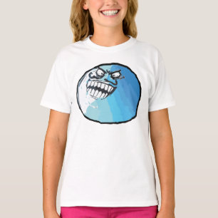 Ich lag Raserei-Gesicht Meme T-Shirt